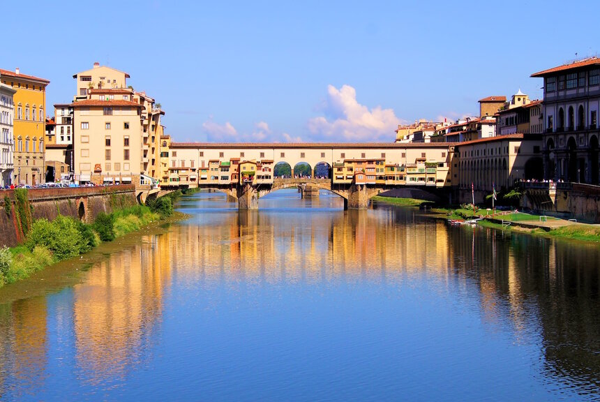 Most Ponte Vecchio Florencia